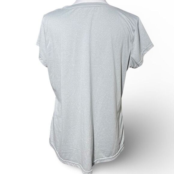 XERSION Light Gray, Active Wear, V-neck T-shirt,   Short Sleeves, Size L - Picture 6 of 6